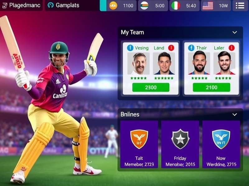 Cricket Magic League Team Management